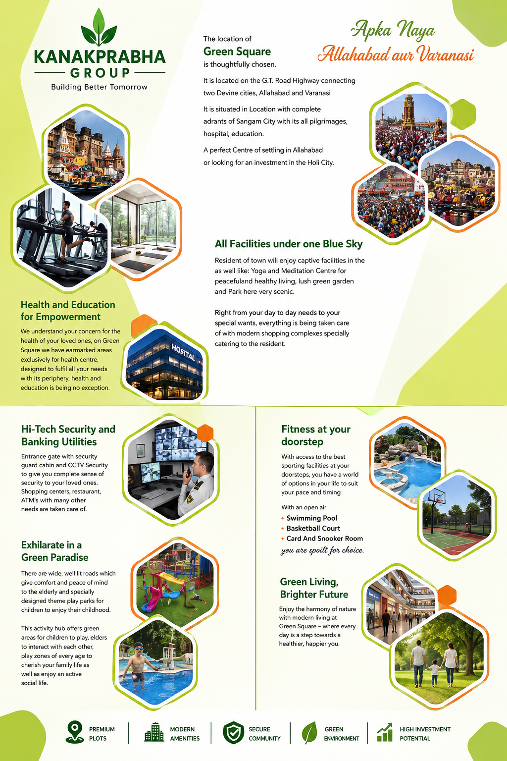 4000 Sq.Ft Premium Residential Plot at Green Square Township, Prayagraj–Varanasi Highway