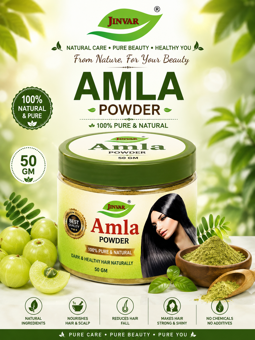 JINVAR AMLA POW. JAR 50 GM