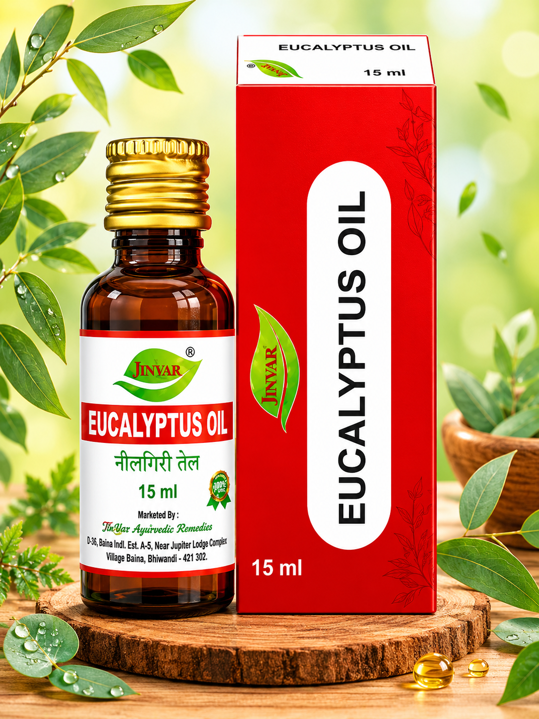 JINVAR EUCALYPTUS OIL 15 ML