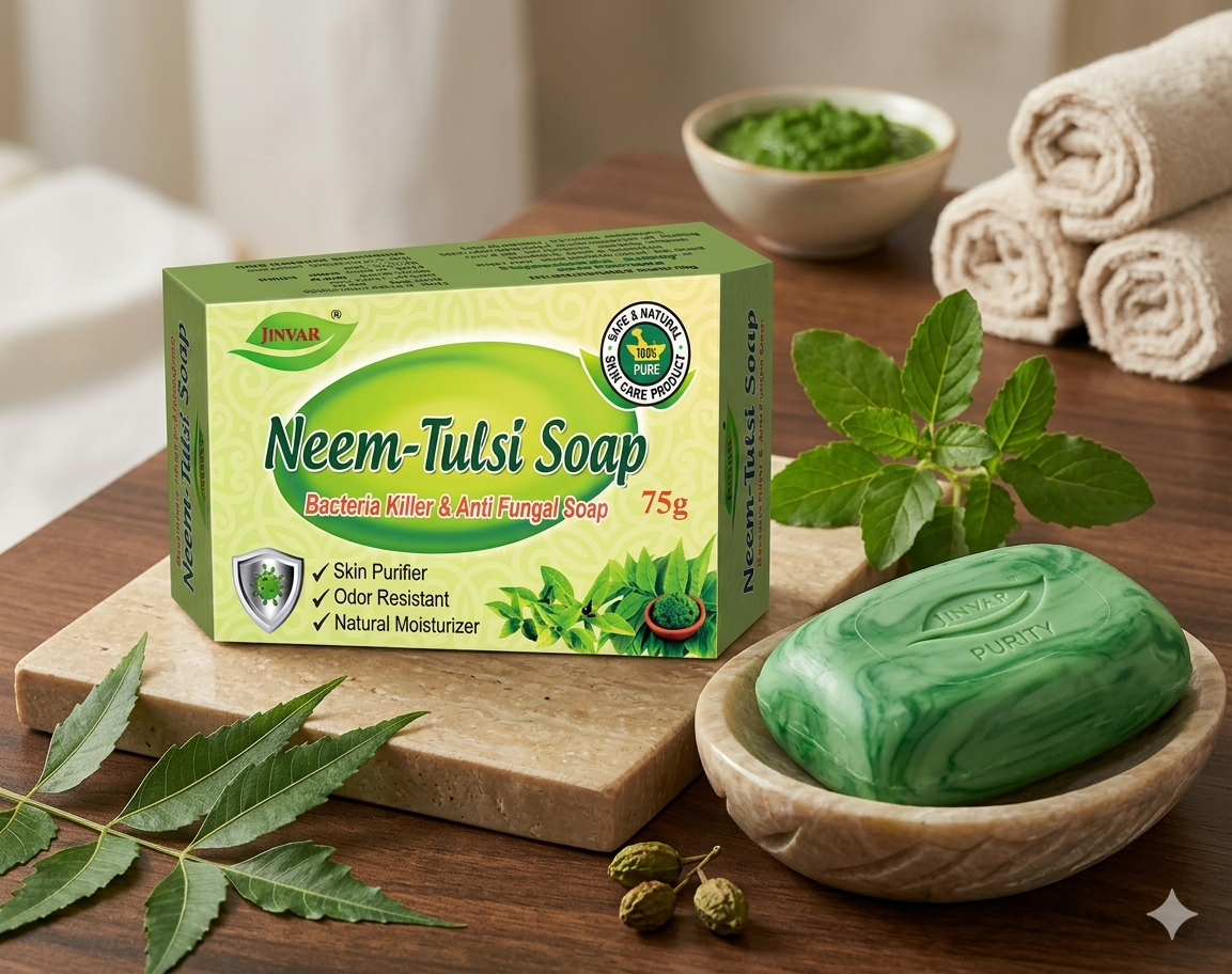 JINVAR NEEM TULSI SOAP 75 GM