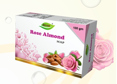 JINVAR ROSE ALMOND GLY SOAP 100 GM