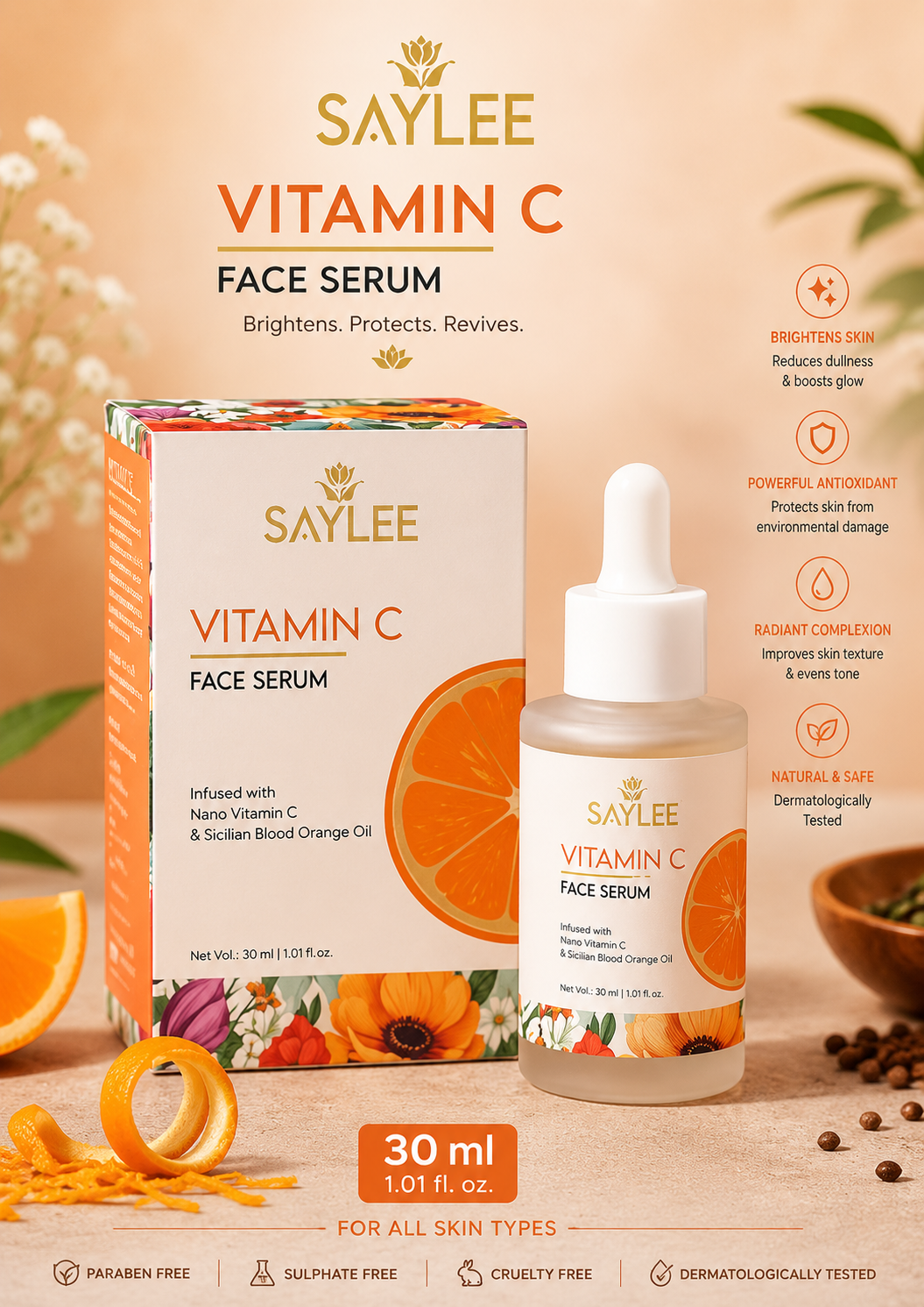 Saylee Unisex Sicilian Sunshine Vitamin C Serum
