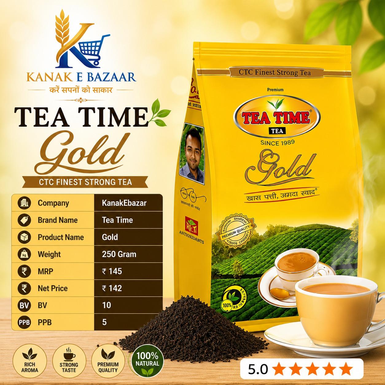 Tea Time Gold Tea - 250 Gram